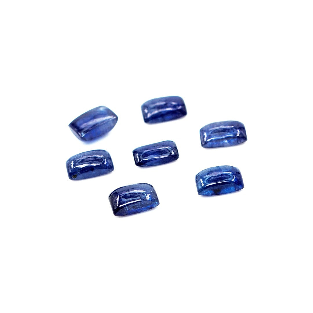 Natural Bangkok Blue Sapphire Calibrated Cabochon Octagons | 3x5mm & 4x6mm