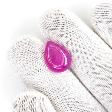 Natural Bangkok Ruby Cabochon Pears | 10.66cts