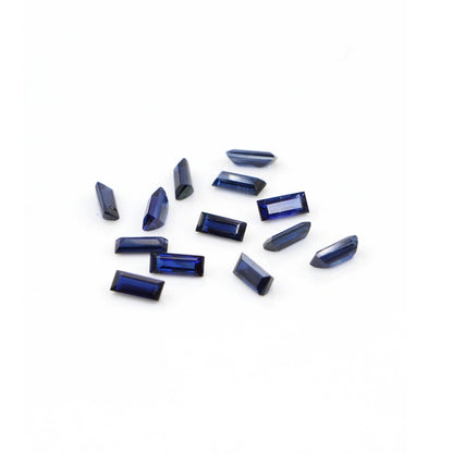 Natural Untreated Blue Sapphire Calibrated Baguettes | 1.5x4mm & 2x4mm