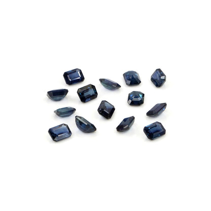 Natural Untreated Blue Sapphire Calibrated Octagons | 3x5mm & 4x6mm