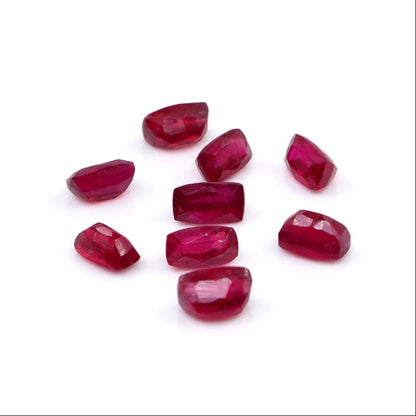 Natural Bangkok Ruby Calibrated Long Cushion | 2x4mm