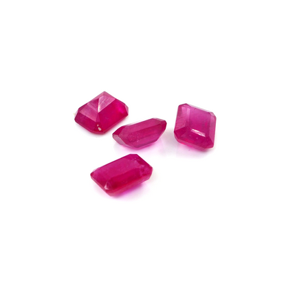 Natural Bangkok Ruby Calibrated Octagons | 9x11mm & 10x12mm