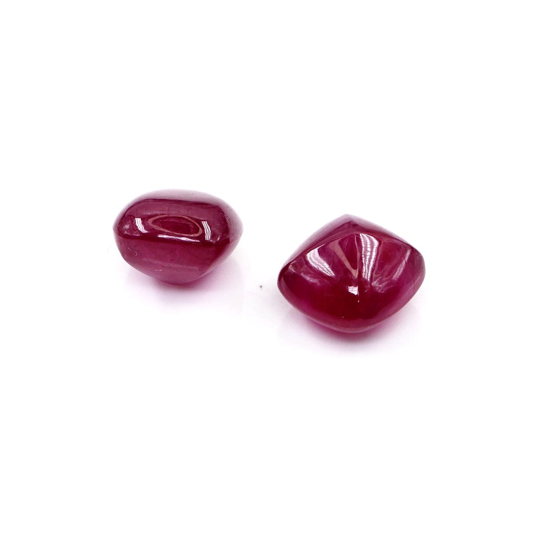 Natural Bangkok Ruby Calibrated Cushions | 9mm & 10mm