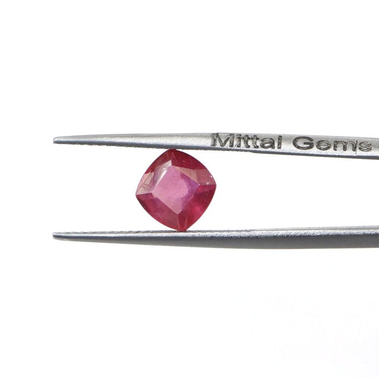 Natural Bangkok Ruby Calibrated Cushions | 6mm & 7mm