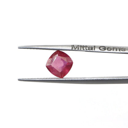Natural Bangkok Ruby Calibrated Cushions | 6mm & 7mm