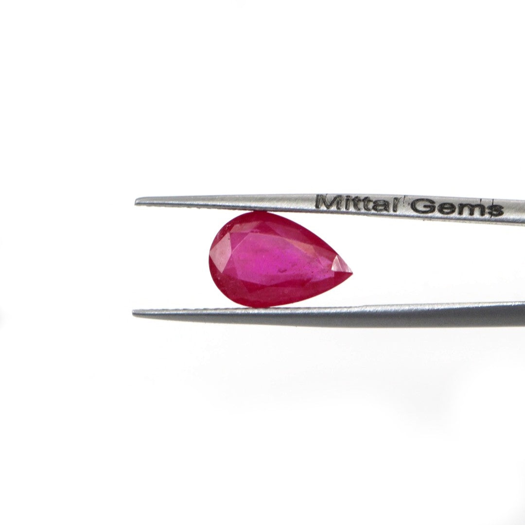 Natural Bangkok Ruby Calibrated Pears | 9x13mm & 10x15mm