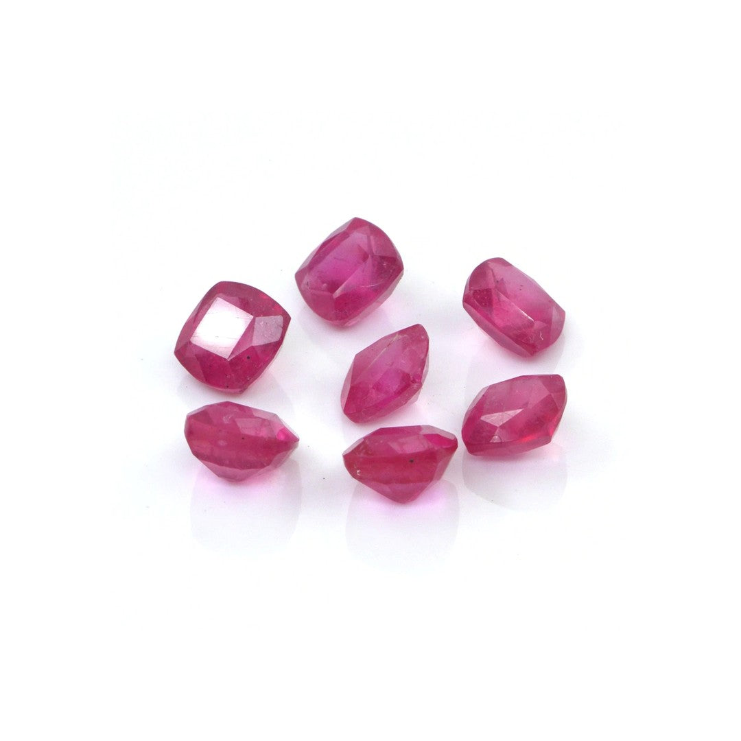 Natural Bangkok Ruby Calibrated Cushions | 4mm & 5mm