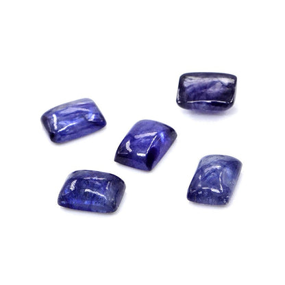 Natural Bangkok Blue Sapphire Calibrated Cabochon Octagons | 5x7mm & 6x8mm