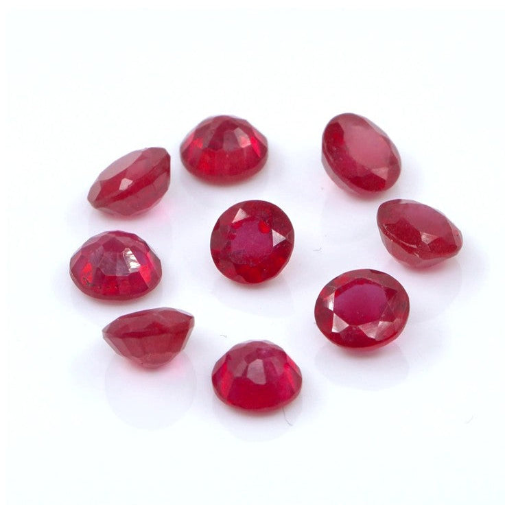 Natural Bangkok Ruby Calibrated Rounds | 5mm