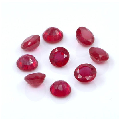Natural Bangkok Ruby Calibrated Rounds | 5mm