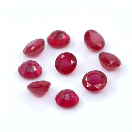 Natural Bangkok Ruby Calibrated Rounds | 5mm
