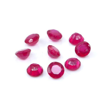 Natural Bangkok Ruby Calibrated Rounds | 5mm