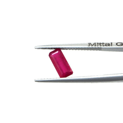 Natural Bangkok Ruby Calibrated Octagons | 4x9mm & 5x11mm