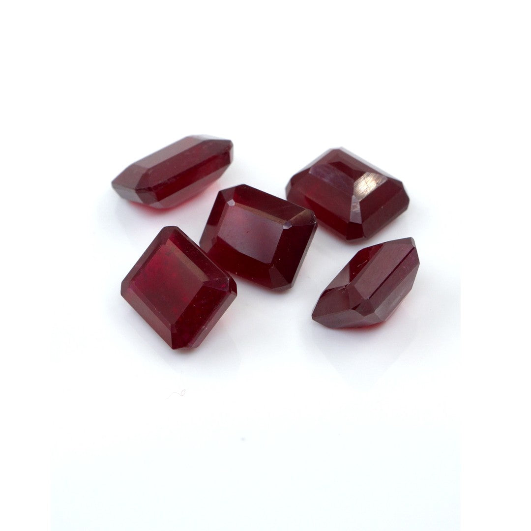 Natural Bangkok Ruby Calibrated Octagons | 10x12mm & 11x13mm