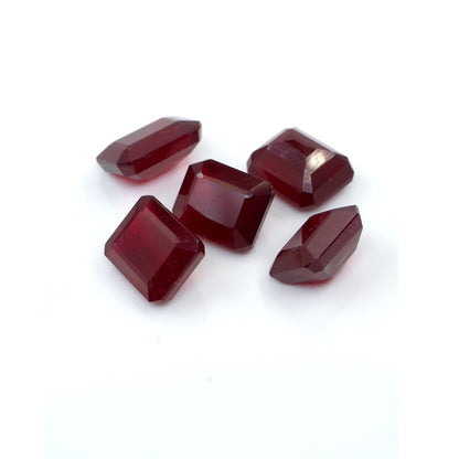 Natural Bangkok Ruby Calibrated Octagons | 10x12mm & 11x13mm