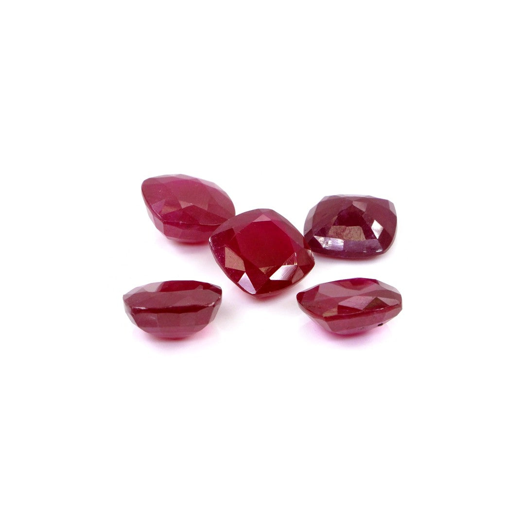 Natural Bangkok Ruby Calibrated Cushions | 10mm & 11mm