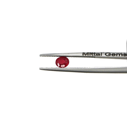 Natural Bangkok Ruby Calibrated Ovals | 2x3mm
