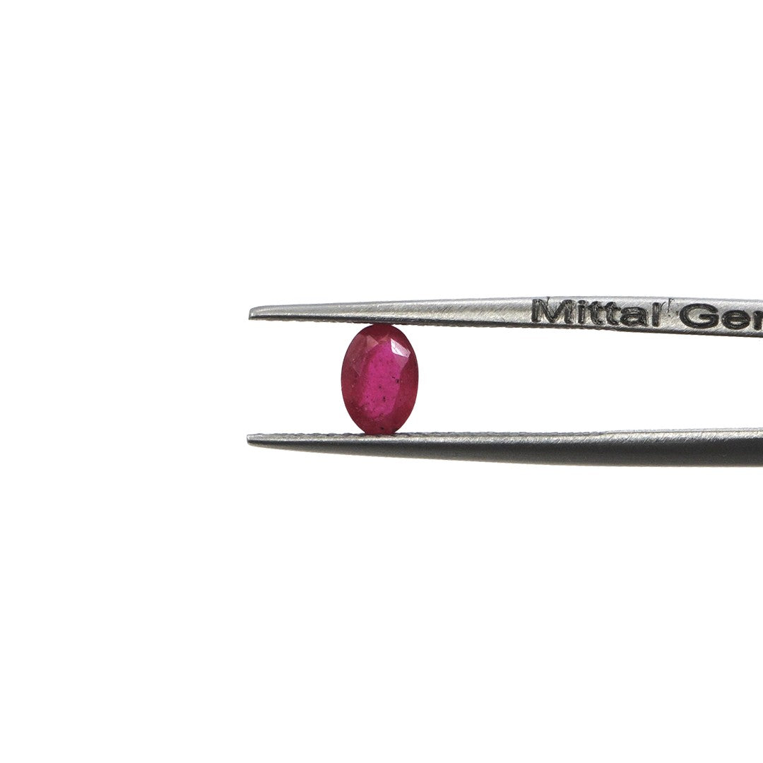 Natural Bangkok Ruby Calibrated Ovals | 2x4mm