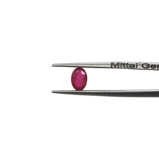 Natural Bangkok Ruby Calibrated Ovals | 2x4mm