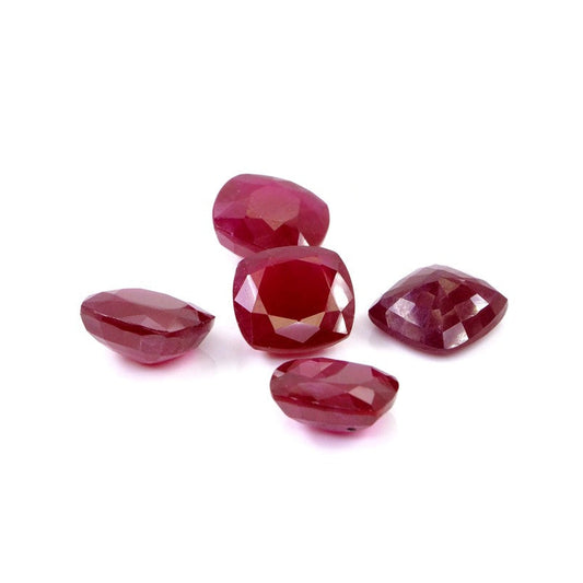 Natural Bangkok Ruby Calibrated Cushions | 10mm & 11mm