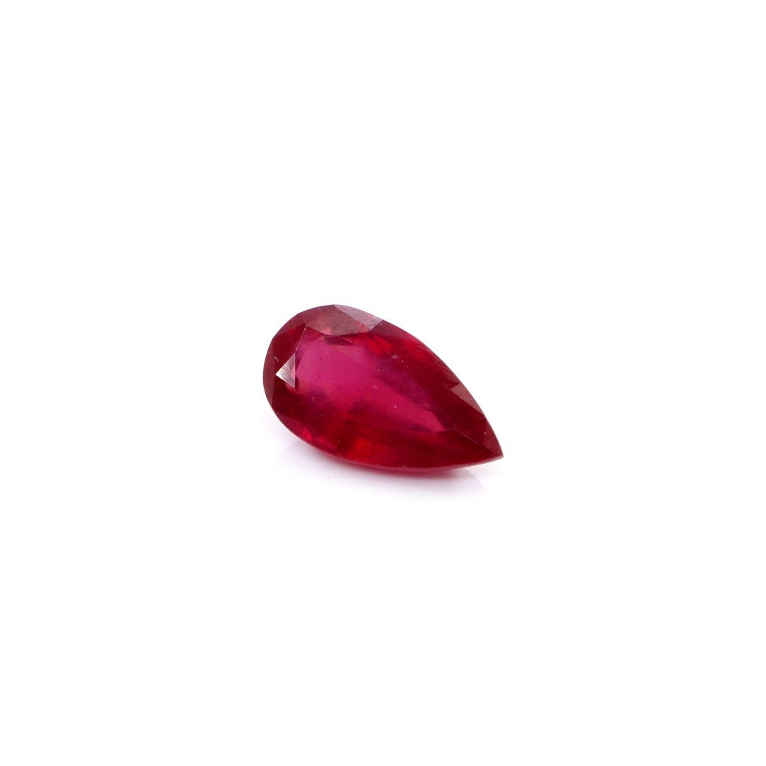 Natural Bangkok Ruby Calibrated Pears | 8x10mm
