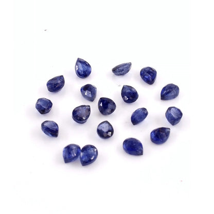 Natural Bangkok Blue Sapphire Calibrated Pears | 3x4mm & 4x5mm