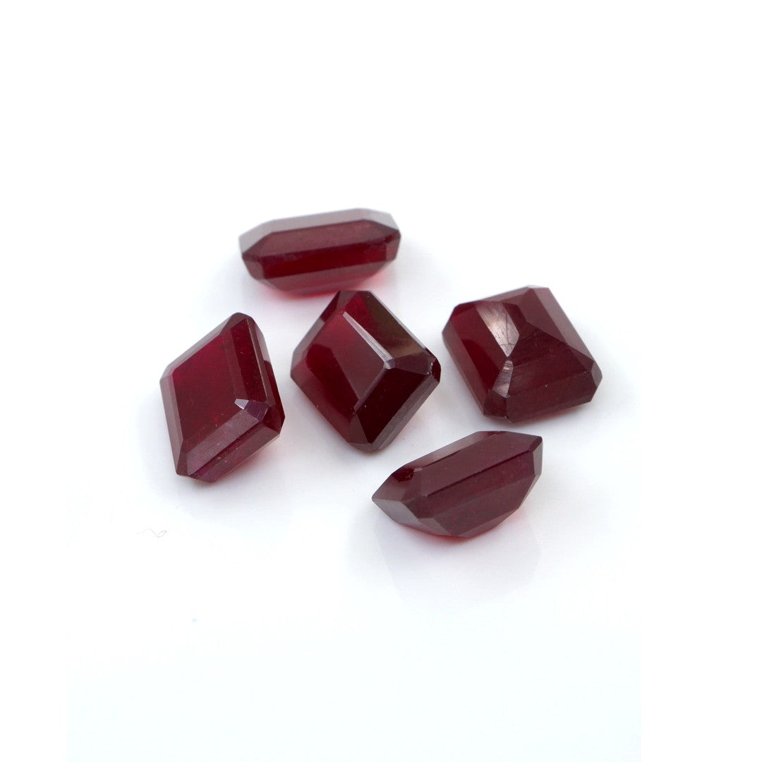Natural Bangkok Ruby Calibrated Octagons | 10x12mm & 11x13mm