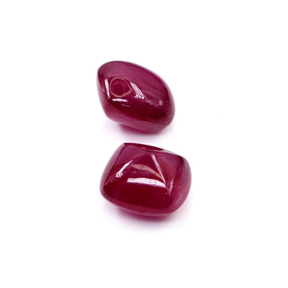 Natural Bangkok Ruby Calibrated Cushions | 9mm & 10mm