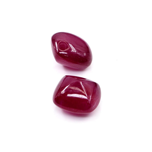 Natural Bangkok Ruby Calibrated Cushions | 9mm & 10mm