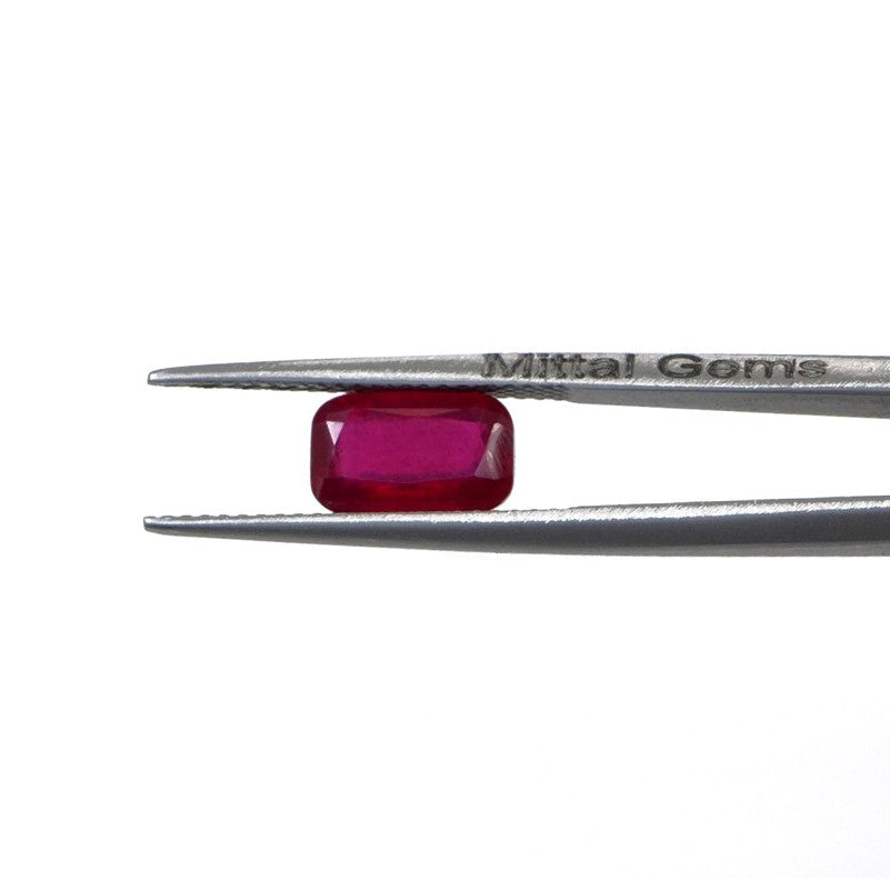 Natural Bangkok Ruby Calibrated Long Cushion | 5x7mm & 6x8mm