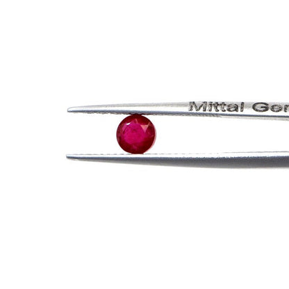 Natural Bangkok Ruby Calibrated Rounds | 4mm & 5mm
