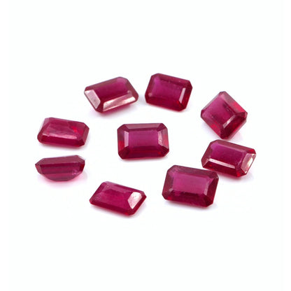 Natural Bangkok Ruby Calibrated Octagons | 5x7mm & 6x8mm