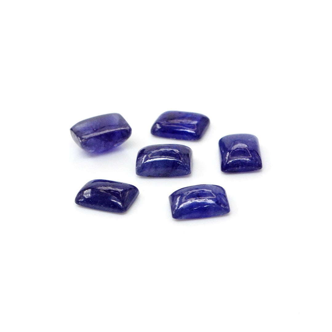 Natural Bangkok Blue Sapphire Calibrated Cabochon Octagons | 5x7mm & 6x8mm