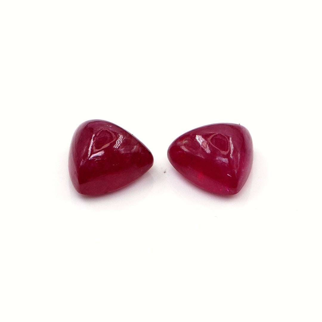 Natural Bangkok Calibrated Cabochon Trillions | 7mm & 8mm