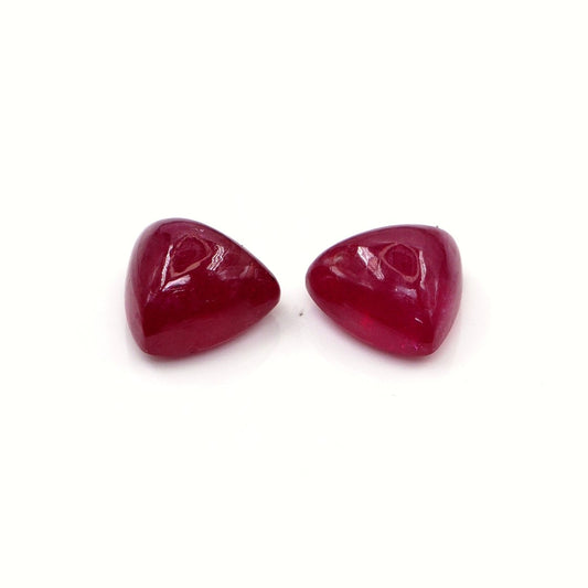 Natural Bangkok Calibrated Cabochon Trillions | 7mm & 8mm