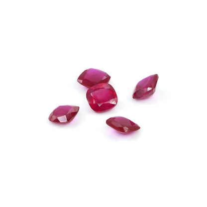 Natural Bangkok Ruby Calibrated Cushions | 3mm & 3.5mm