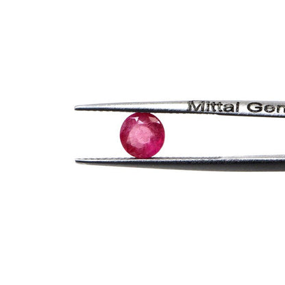 Natural Bangkok Ruby Calibrated Rounds | 5mm & 6mm