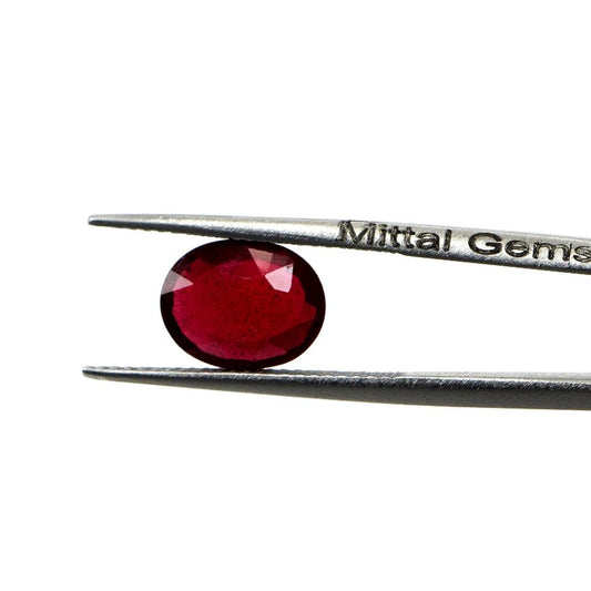 Natural Bangkok Ruby Calibrated Ovals | 7x9mm & 8x10mm