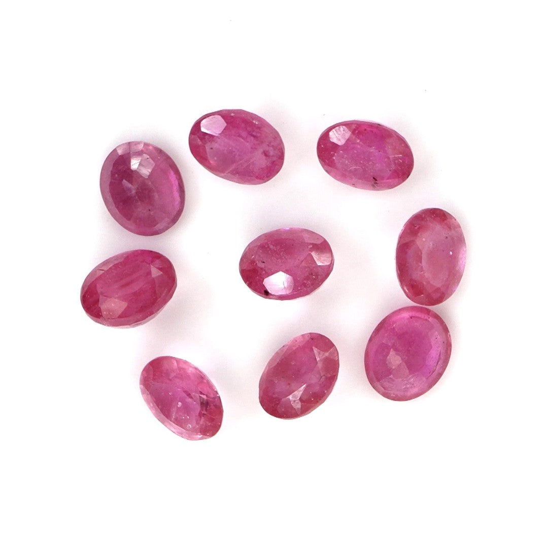 Natural Bangkok Ruby Calibrated Ovals | 5x6mm & 6x7mm
