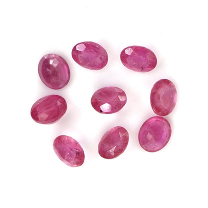 Natural Bangkok Ruby Calibrated Ovals | 5x6mm & 6x7mm