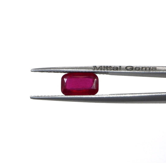Natural Bangkok Ruby Calibrated Long Cushion | 5x8mm & 6x10mm