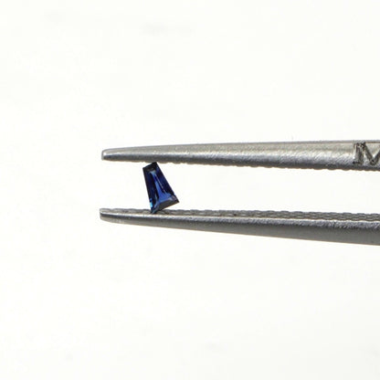Natural Untreated Blue Sapphire Calibrated Tapper Baguettes | 1.5x2x4mm & 2x3x4mm