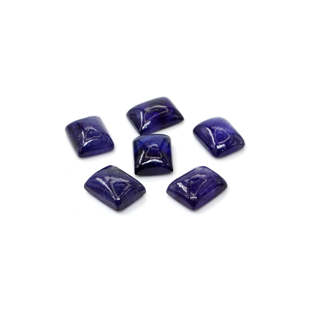 Natural Bangkok Blue Sapphire Calibrated Cabochon Octagons | 7x9mm & 8x10mm