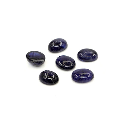 Natural Bangkok Blue Sapphire Calibrated Cabochon Ovals | 7x9mm & 8x10mm