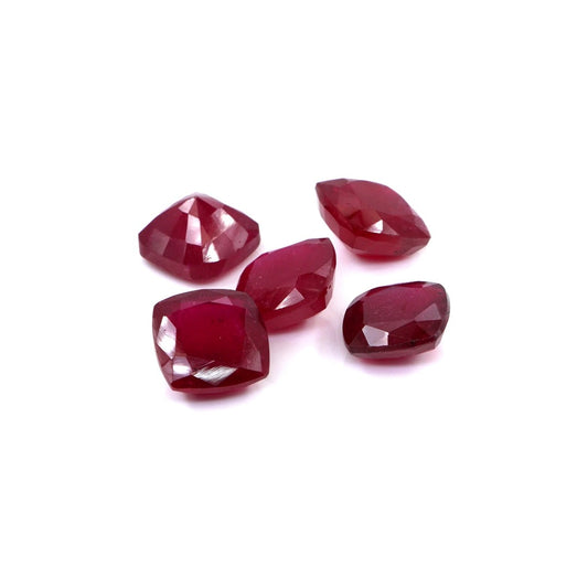 Natural Bangkok Ruby Calibrated Cushions | 10mm & 11mm