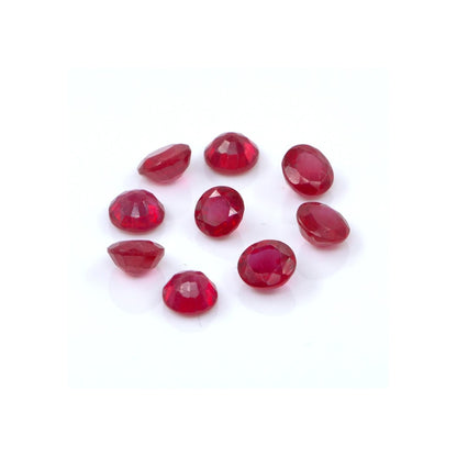 Natural Bangkok Ruby Calibrated Rounds | 5mm
