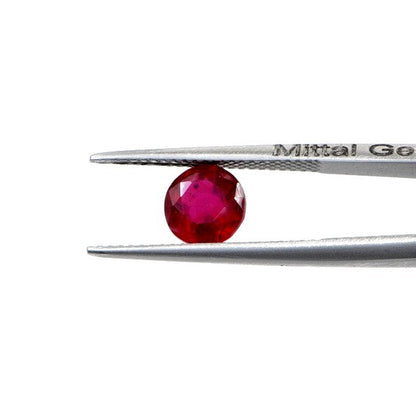 Natural Bangkok Ruby Calibrated Rounds | 6mm & 7mm
