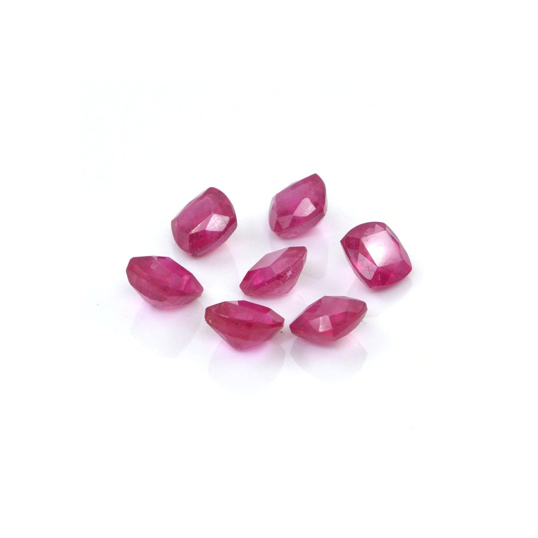 Natural Bangkok Ruby Calibrated Cushions | 4mm & 5mm