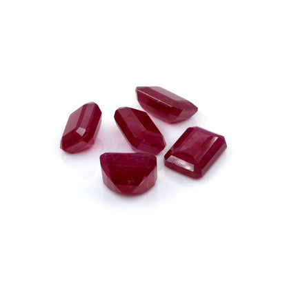 Natural Bangkok Ruby Calibrated Octagons | 9x11mm & 10x12mm