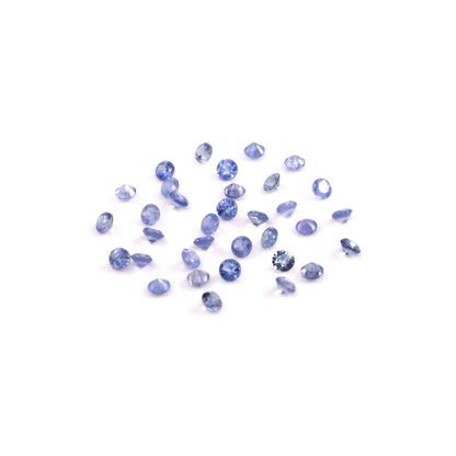 Natural Untreated Blue Sapphire Calibrated Rounds | 1mm & 1.25mm